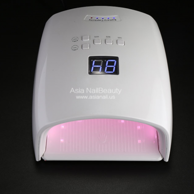 Asianail Red Light 48W uv led nail lamp  wireless/cordless battery rechargeable nail lamp